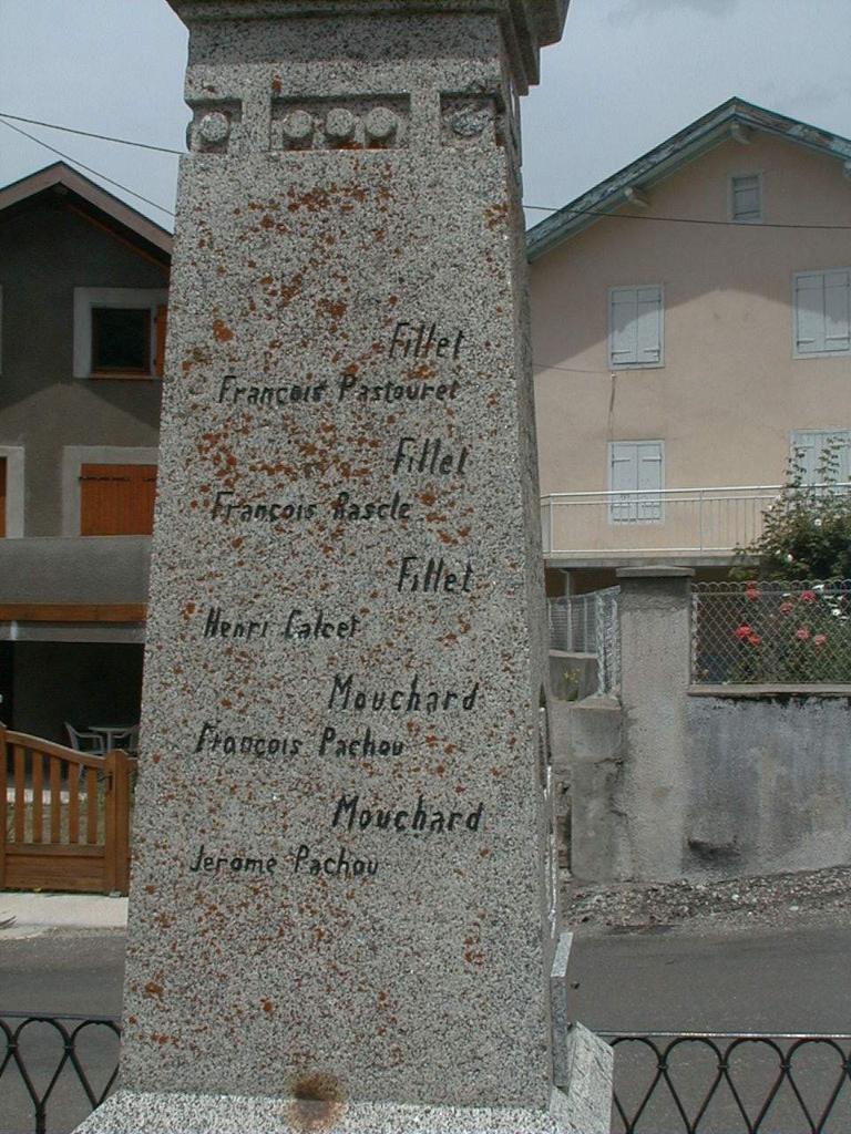 monument aux morts de la guerre de 1914-1918 et de la guerre de 1939-1945