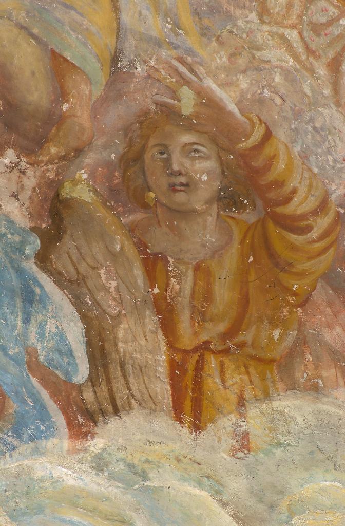 peinture monumentale du choeur : Glorification de la Vierge