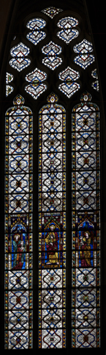 verrière N°2 de l'ancienne cathédrale de Narbonne