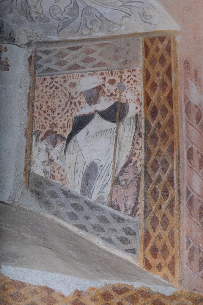 Les peintures monumentales de la chapelle nord