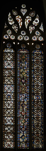 verrière N°13 de l'ancienne cathédrale de Narbonne