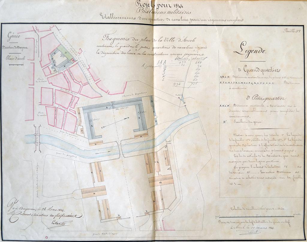 Quartier de cavalerie Henry, puis Quartier de cavalerie Espagne, Caserne d'artillerie et Centre d'Instruction du service de l'Intendance