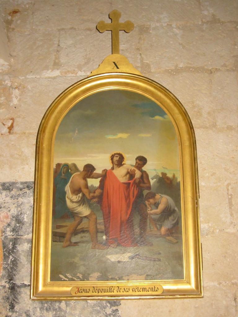 chemin de croix (ensemble de 14 tableaux)