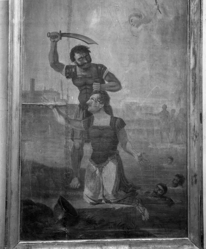 tableau : Martyre de saint Genès