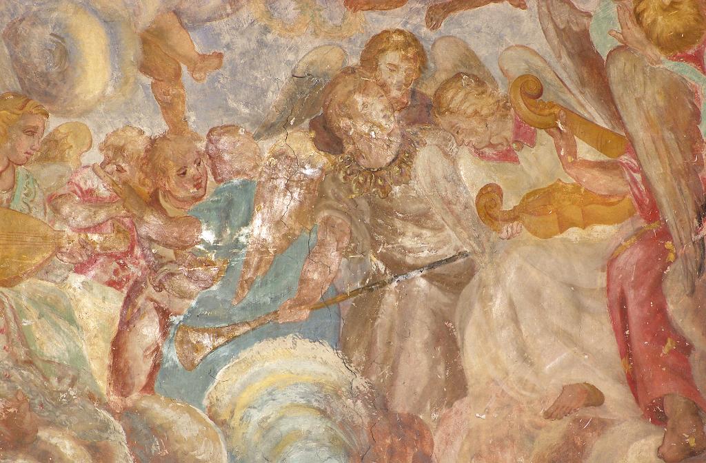 peinture monumentale du choeur : Glorification de la Vierge