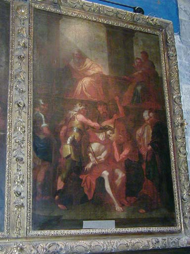deux tableaux : dérision du Christ, Montée au calvaire