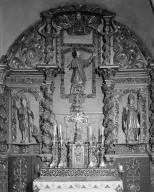 Ensemble du maître-autel (retable, tabernacle, exposition, statue)