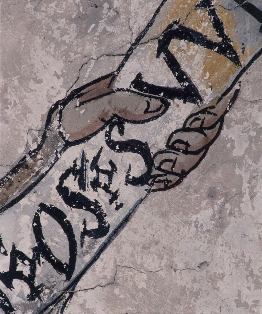 peinture monumentale de la voûte de la nef