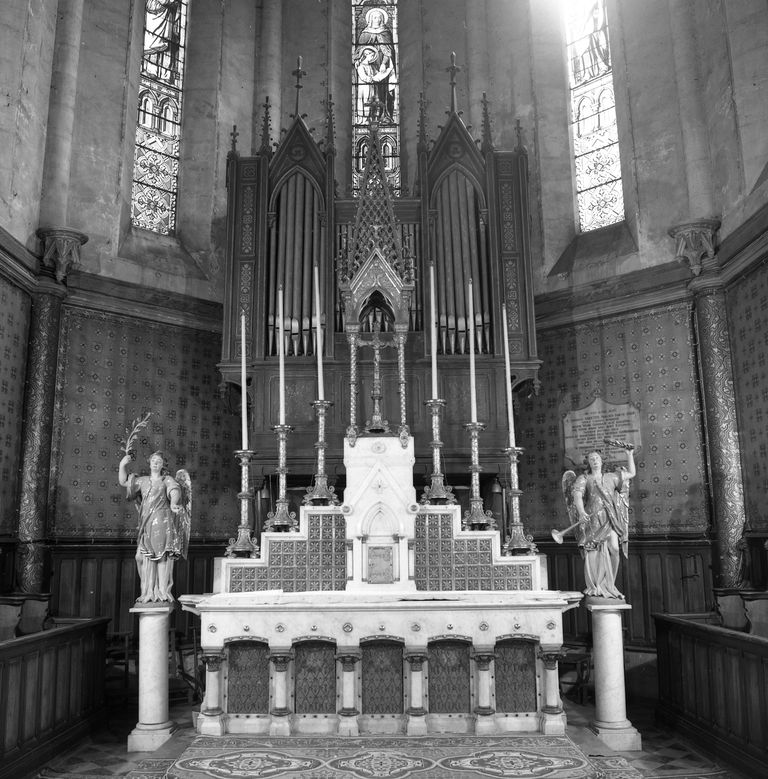 maître-autel et tabernacle avec dais d'exposition