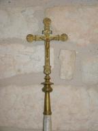 croix de procession : Christ en croix