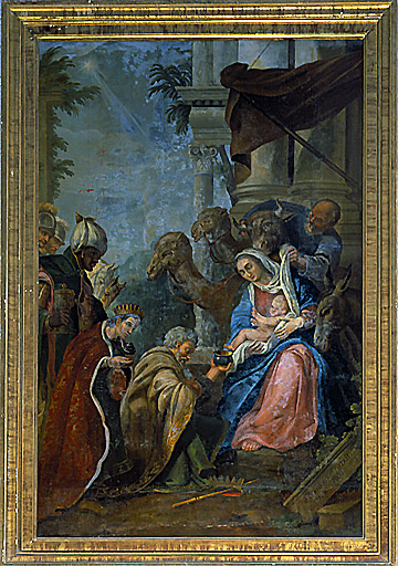 tableau : Adoration des Mages