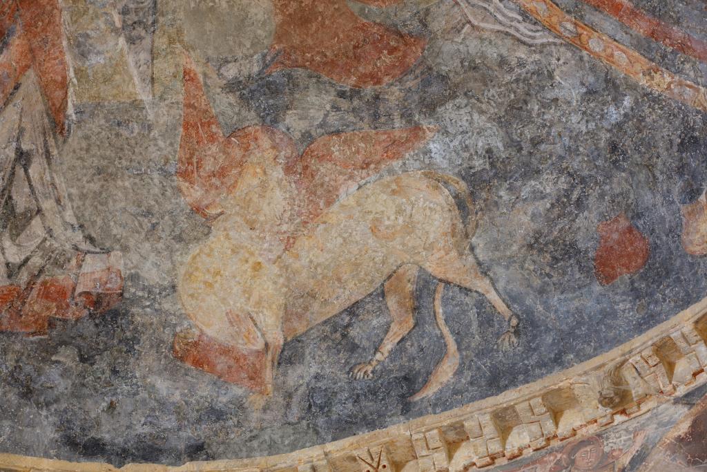 peintures monumentales romanes de l'abside