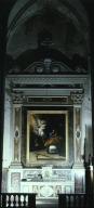 ensemble du retable de saint-Joseph (retable, tableau : Apparition de l'Ange à saint Joseph)