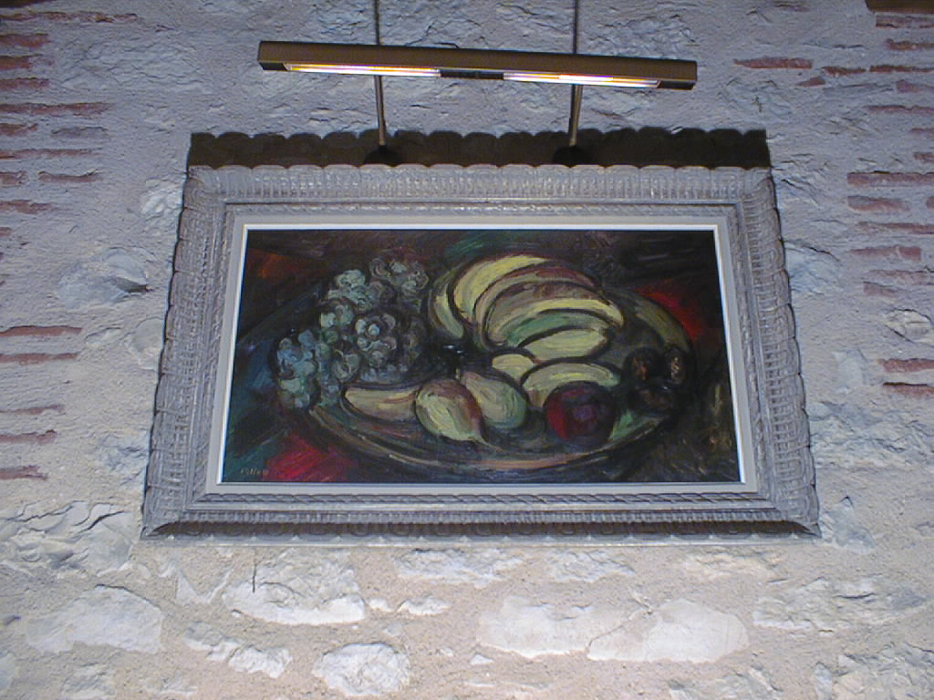 tableau et son cadre : Nature morte aux fruits