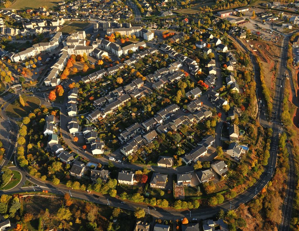 présentation de l'aire d'étude : Rodez et son agglomération au 20e