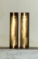 paire de vases d'autel (obus de la guerre de 1914-1918)