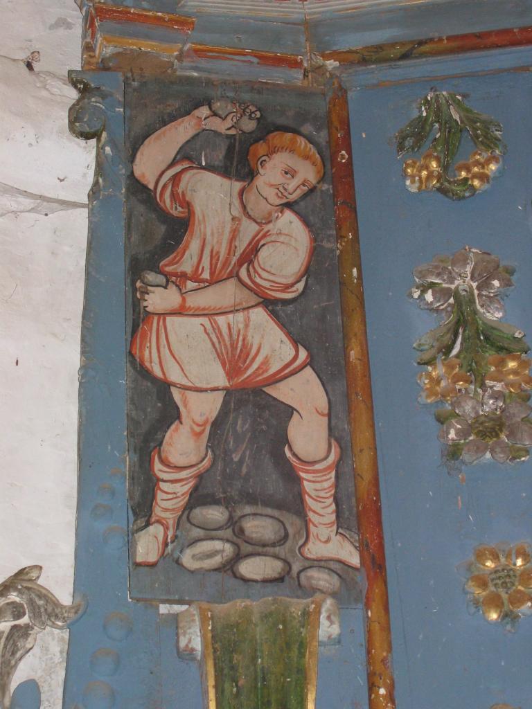 peinture monumentale : Ezéchiel, Balaam, Joël, Descente de croix, Ostension des plaies, sainte Véronique et la sainte Face