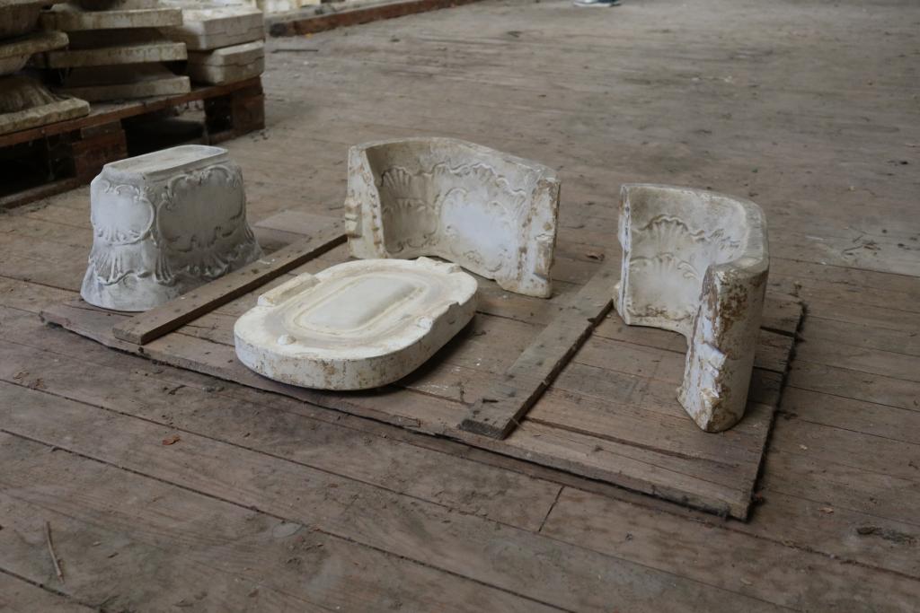 modèle et moule industriel de jardinière festonnée