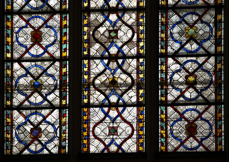 verrière N°2 de l'ancienne cathédrale de Narbonne