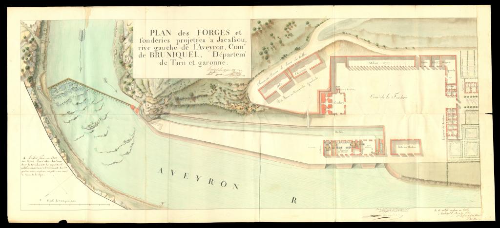 usine de fabrication des métaux dite forges de Caussanus