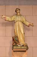 statue (petite nature) : Saint Etienne, premier martyr