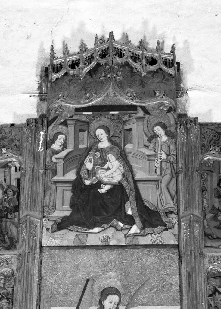 peinture Prédelle du retable de sainte Eulalie et sainte Julie