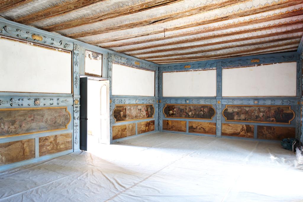 ensemble des peintures et boiseries des salons de l'ancien collège Champollion