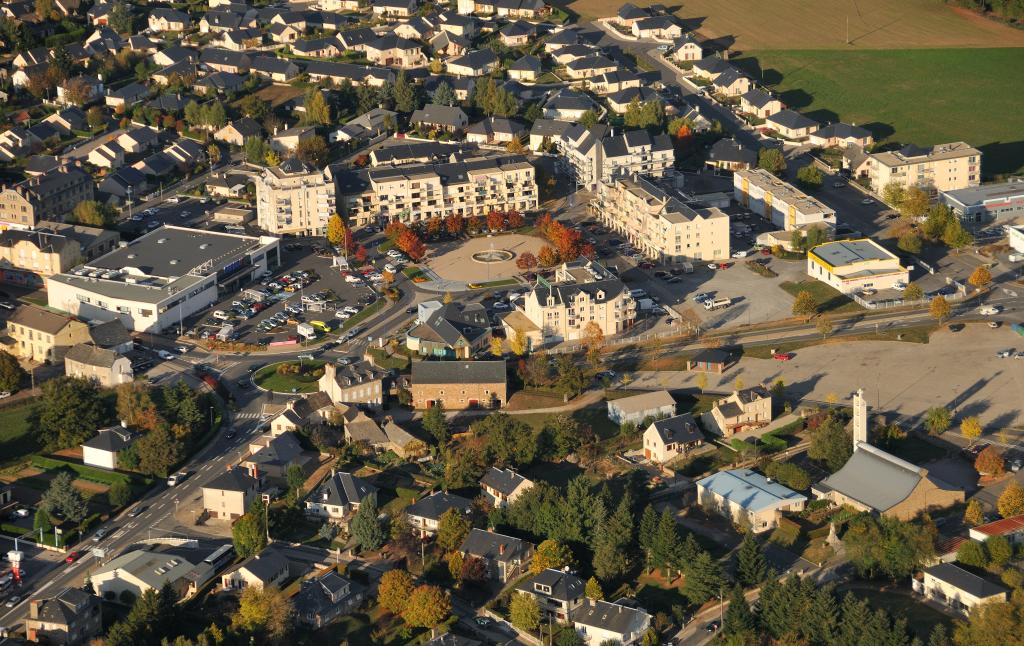 présentation de l'aire d'étude : Rodez et son agglomération au 20e