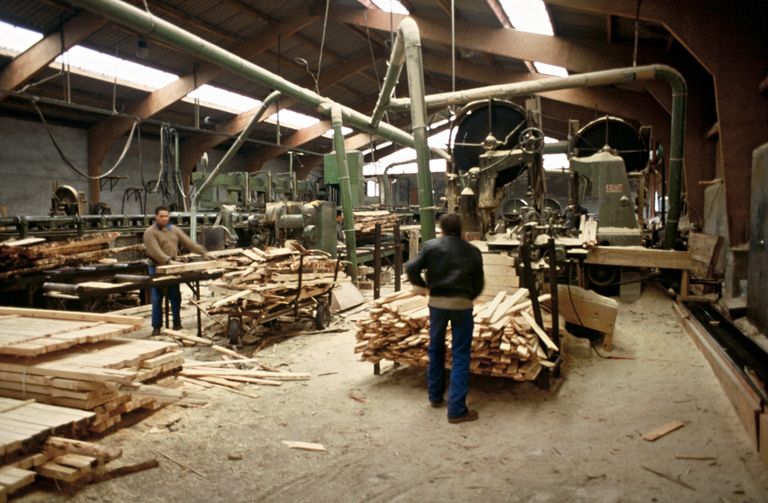 Scierie de la société Scierie et Charpentes des Avants Monts