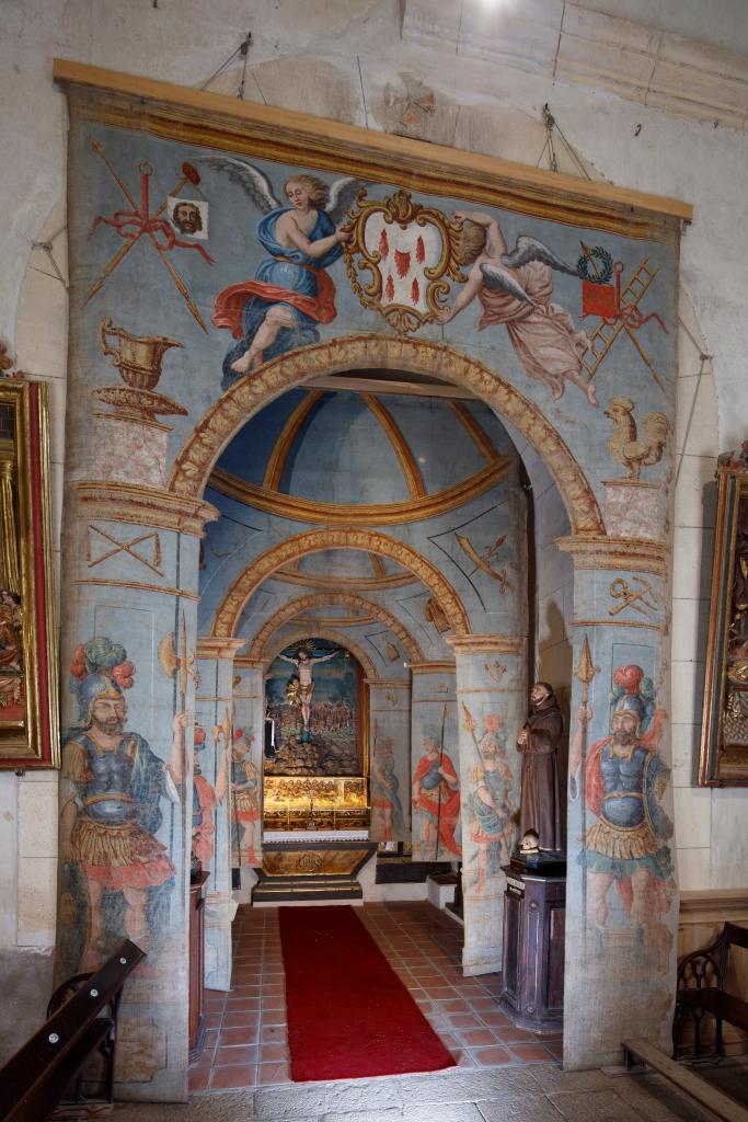 tenture d'église monument de la Semaine Sainte (décor 4) tentures d'église ,