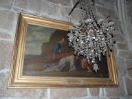 tableau et son cadre : Jésus portant sa croix dit Le Christ et sainte Véronique