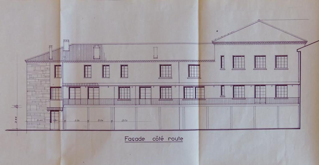 ancienne école primaire de garçons, actuellement collège d'Olt et espace culturel