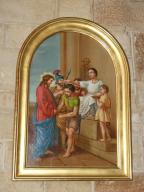 chemin de croix (ensemble de 14 tableaux)