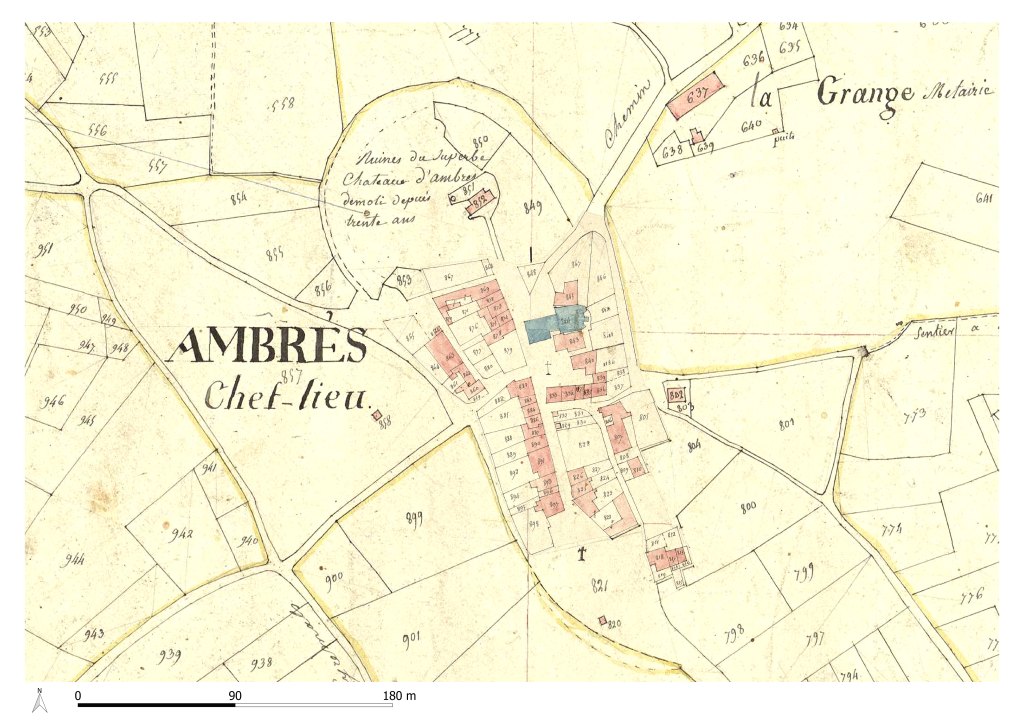présentation de la commune d'Ambres