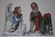 groupe sculpté de l'Annonciation