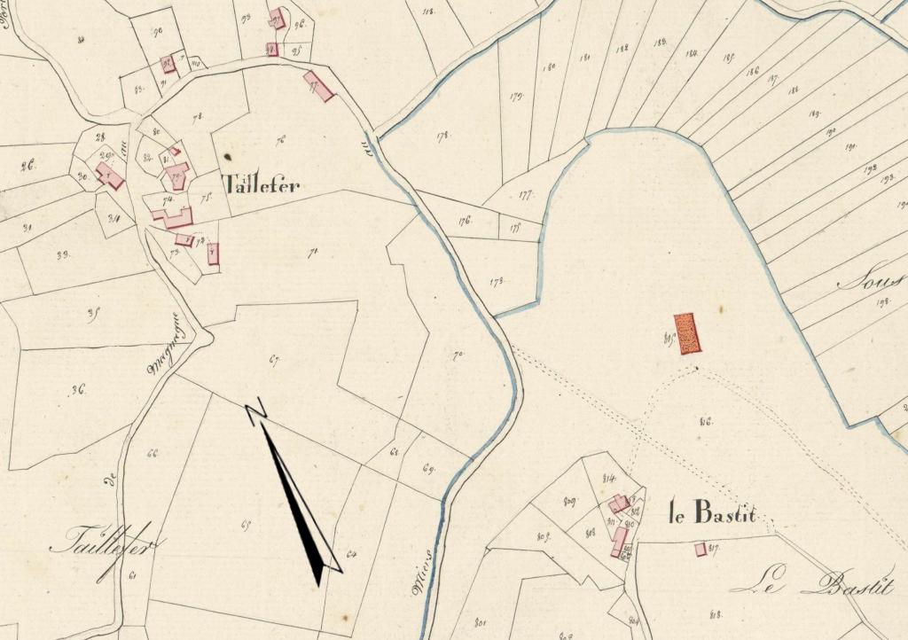 château fort du Bastit (dit aussi de Taillefer)
