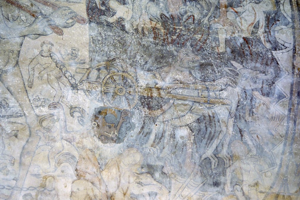peinture monumentale : Enfer et Paradis
