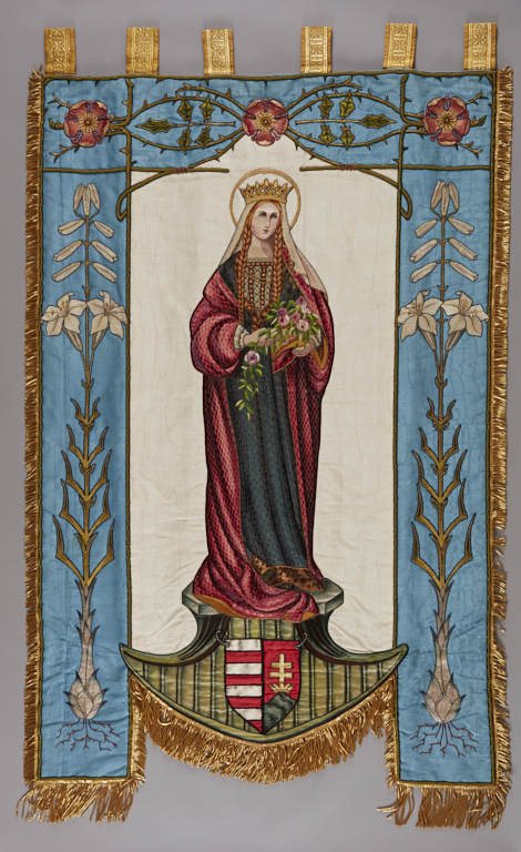 bannière du Tiers-Ordre franciscain d'Orthez
