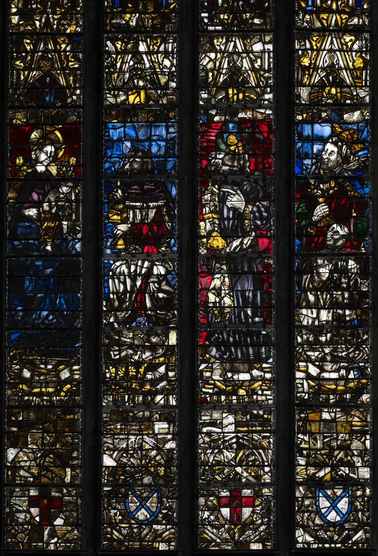 verrière N°110 de l'ancienne cathédrale de Narbonne