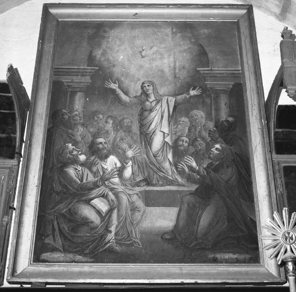 5 tableaux : Pentecôte, Nativité, Assomption, saint, martyre