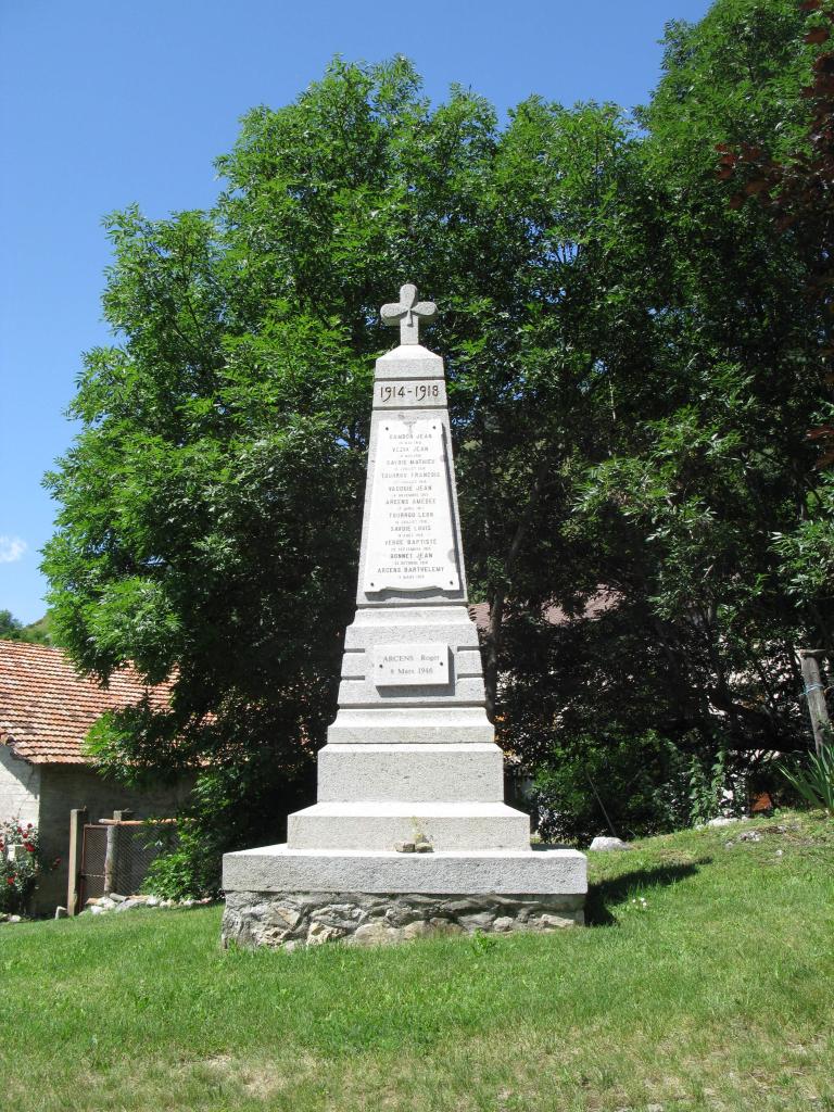 monument aux morts de la guerre de 1914-1918 et de la guerre de 1939-1945