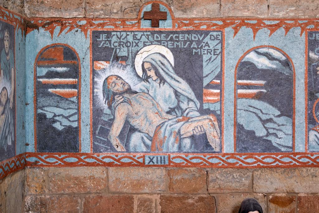 peinture monumentale : Chemin de croix
