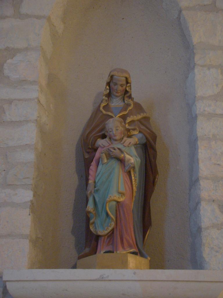 groupe sculpté (petite nature) : Sainte Anne et la Vierge ou L'Education de la Vierge