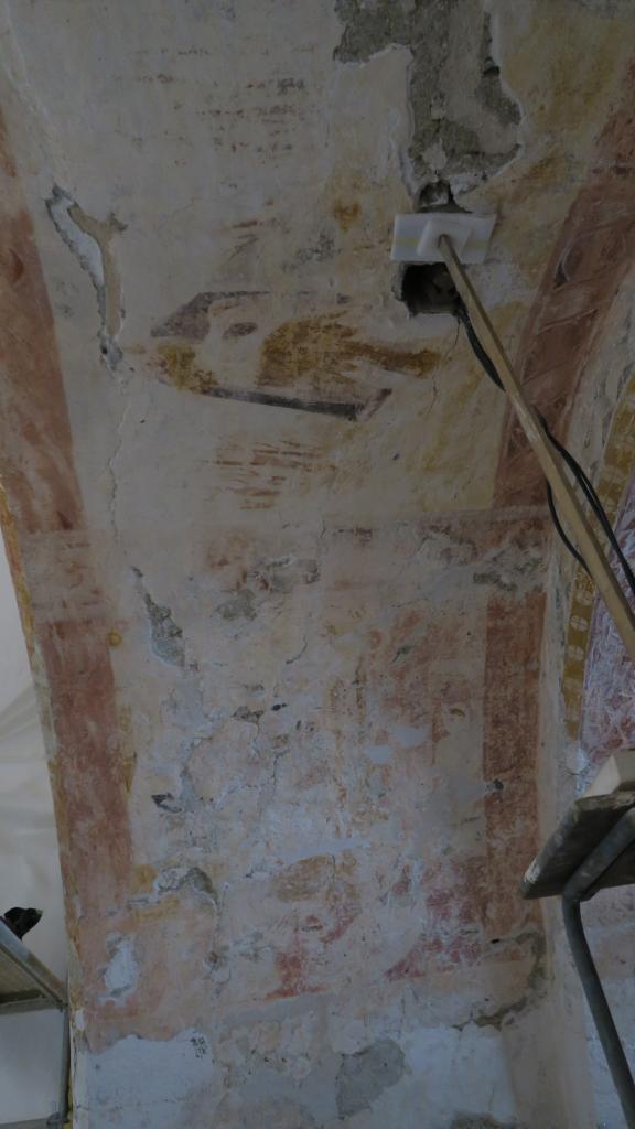 Les peintures monumentales de la chapelle nord