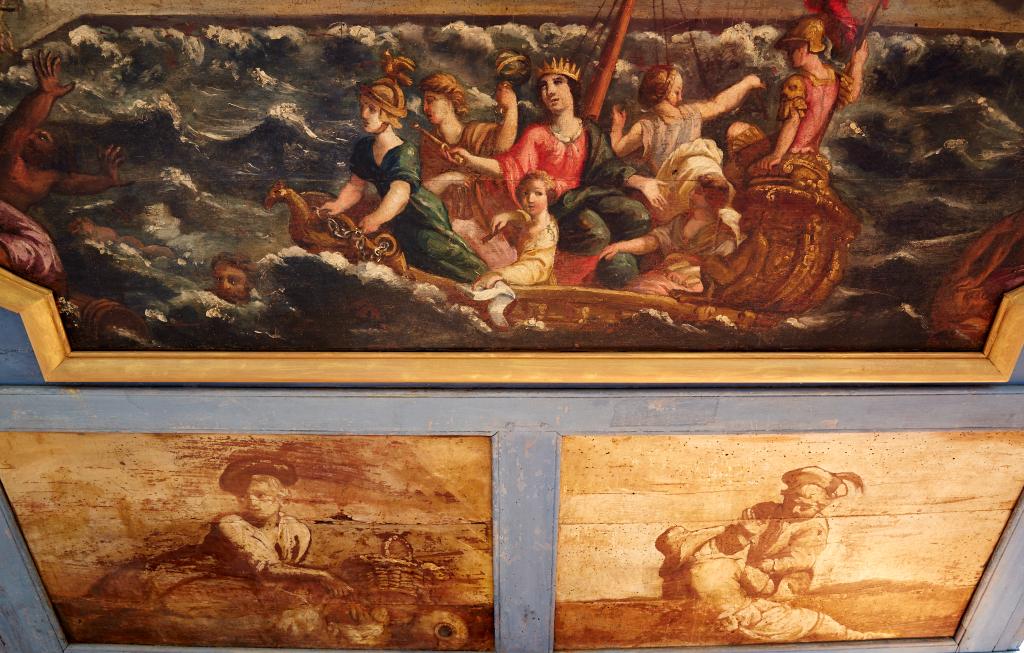ensemble des peintures et boiseries des salons de l'ancien collège Champollion