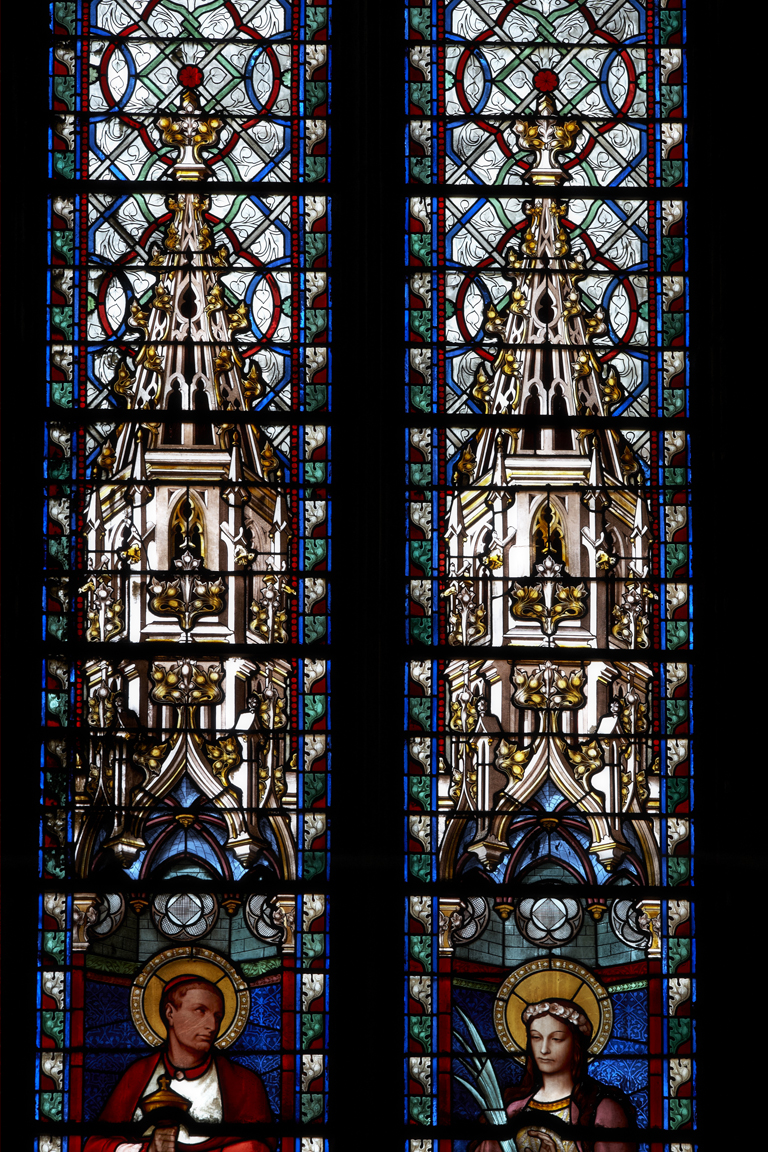 verrière N°15 de l'ancienne cathédrale de Narbonne
