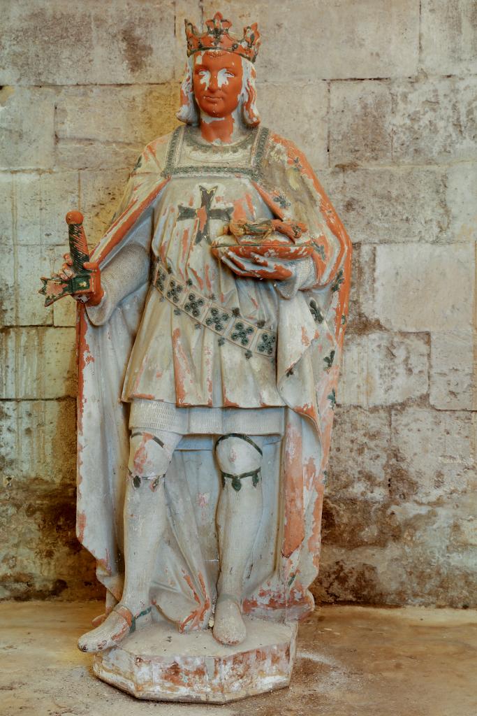 ensemble de statues : saint Louis roi, saint Paul, saint François de Sales