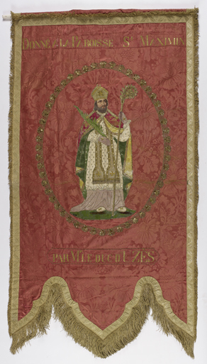 Bannière paroissiale de saint Maximin