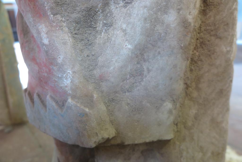 groupe sculpté de la Mise au tombeau