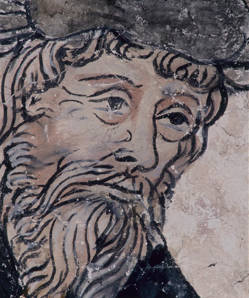 peinture monumentale de la voûte de la nef